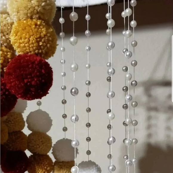 Pom Pom Chandelier Baby Crib Mobile - Picture 2 of 4